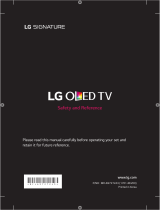 LG OLED65W7V Manuel utilisateur