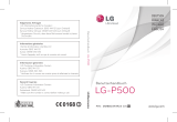 LG LGP500.AJORBK Manuel utilisateur