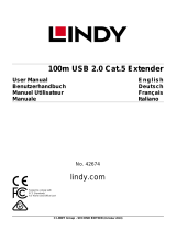 Lindy 100m USB 2.0 Cat.5 Extender Manuel utilisateur