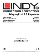 Lindy 17.5m DisplayPort 1.2 Repeater Manuel utilisateur