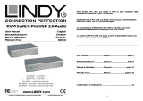 Lindy 2 Port Dual Head Single Link DVI-I KVM Switch Pro Manuel utilisateur