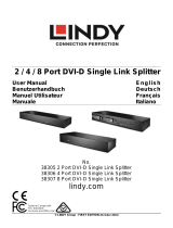Lindy 4 Port DVI-D Single Link Splitter Manuel utilisateur