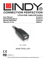 Lindy 2 Port USB KM Switch Manuel utilisateur