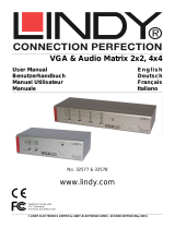Lindy 2 Port VGA & Audio Matrix Manuel utilisateur