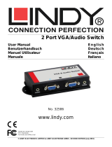 Lindy 2 Port VGA & Audio Switch Manuel utilisateur