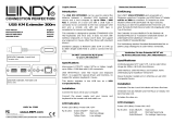 Lindy 300m USB Cat.5 Extender HID Manuel utilisateur