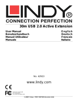 Lindy 30m USB 2.0 Active Extension Pro Manuel utilisateur
