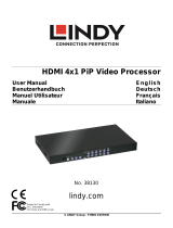 Lindy 4 Port HDMI Processor Switch Manuel utilisateur