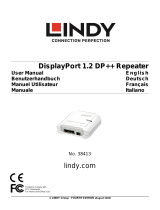 Lindy 40m DisplayPort 1.2 Repeater Manuel utilisateur