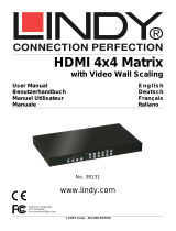 Lindy 4x4 HDMI Matrix Switch Manuel utilisateur