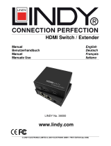 Lindy 70m CAT5e/6 2-Port HDMI Extender Manuel utilisateur