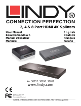 Lindy 8 Port HDMI 10.2G Splitter Manuel utilisateur