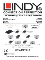 Lindy Cascadeable HDMI CAT6 Extender - Transmitter Unit Manuel utilisateur