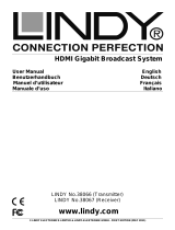 Lindy HDMI, USB, RS232 & IR over Gigabit IP Transmitter Manuel utilisateur