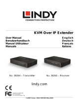 Lindy KVM Over IP Extender - Transmitter Manuel utilisateur
