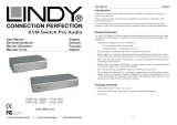 Lindy KVM Switch PRO Audio - 2 Port VGA & PS/2 Manuel utilisateur
