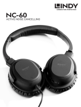 Lindy NC-60 Wired Active Noise Cancelling Headphones Manuel utilisateur