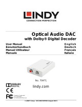 Lindy Optical Audio DAC Manuel utilisateur