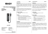 Lindy USB 3.0 Hub & Gigabit Ethernet Converter Manuel utilisateur