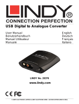 Lindy USB Digital to Analogue Converter Manuel utilisateur