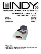 Lindy Wireless LAN - 11 PCMCIA Card Manuel utilisateur