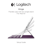 Logitech Hinge Flexible case for iPad Air Guide d'installation