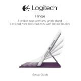Logitech Hinge Flexible case for iPad mini Guide d'installation