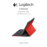 Logitech Canvas Keyboard Case for iPad mini Guide d'installation