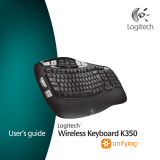 Logitech K350 - Wireless Keyboard Manuel utilisateur