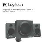 Logitech Z333 2.1 Speakers – Easy-access Volume Control Manuel utilisateur