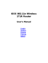 Longshine IEEE802.11n AP/Router/Client Manuel utilisateur