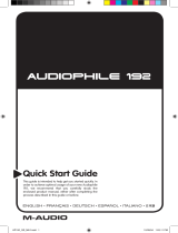 M-Audio 192s Manuel utilisateur