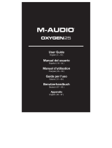M-Audio OXYGEN 25 Mode d'emploi