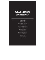 M-Audio Oxygen 61 Mode d'emploi