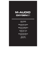 M-Audio Oxygen 49 MK IV Le manuel du propriétaire
