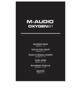 M-Audio Oxygen 61 Guide de démarrage rapide