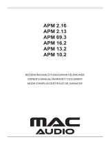 MAC Audio APM 13.2 Le manuel du propriétaire