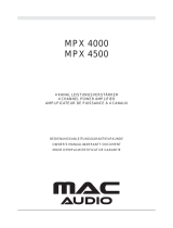 MAC Audio MPX 4000 Le manuel du propriétaire