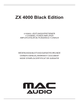MAC Audio ZX 4000 Le manuel du propriétaire