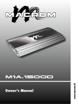 Macrom M1A.1500D Manuel utilisateur