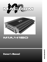 Macrom M1A.4150 Manuel utilisateur
