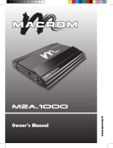 Macrom M2A.1000 Manuel utilisateur