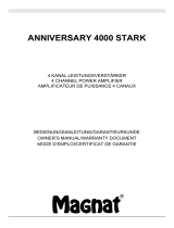 Magnat Audio Anniversary 4000 STARK Le manuel du propriétaire
