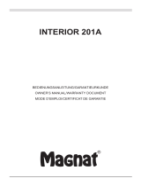 Magnat Interior 201A Le manuel du propriétaire