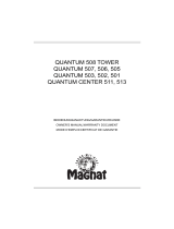 Magnat Quantum 500 series Le manuel du propriétaire