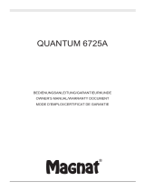 Magnat Quantum 6725 A Le manuel du propriétaire