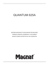 Magnat QUANTUM 625A Le manuel du propriétaire