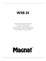 Magnat Audio WSB 225 Le manuel du propriétaire