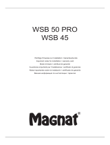 Magnat WSB 50 PRO Manuel utilisateur