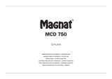 Magnat Audio  MCD 750 Le manuel du propriétaire